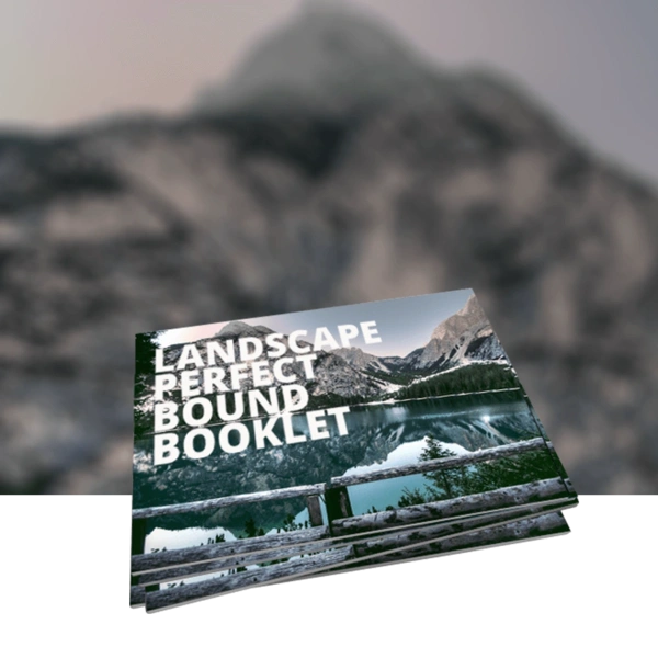 Landscape Perfect Bound Booklets